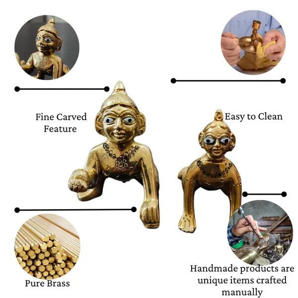 NEO_CLASSIC_Laddu_Gopal_with_Baby_Radha_Brass_Jugal_Jodi_–_2.5_Inch_Decorative_Figurine