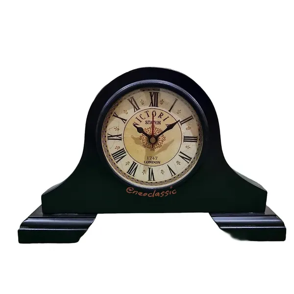 NEO_CLASSIC_Handmade_Wooden_Table_Clock_–_Vintage_Antique_Desk_Clock_for_Home_&_Office_(18_cm)