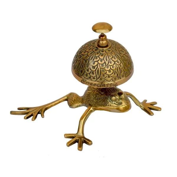 Frog_Design_Brass_Desk_Bell_Front_Desk_Call_Ringer_For_Hotel_Reception_Retail_Counters_Nautical_Style_Push_Button_Service_Bell_With_Nice_Sound_Decorative_Home_Office_Decor
