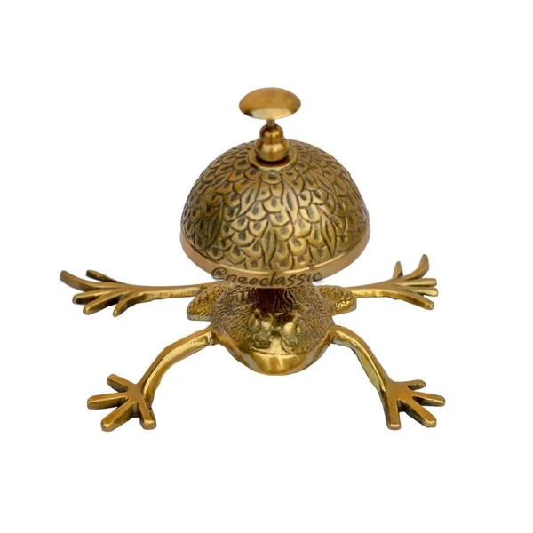 Frog_Design_Brass_Desk_Bell_Front_Desk_Call_Ringer_For_Hotel_Reception_Retail_Counters_Nautical_Style_Push_Button_Service_Bell_With_Nice_Sound_Decorative_Home_Office_Decor