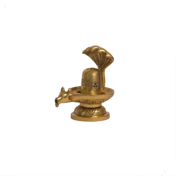 NEO_CLASSIC_Brass_Shivling_with_Panchmukhi_Sheshnaag,_Gomukh_Jal_Dhara_&_Nandi_Maharaj_(5_Inch)