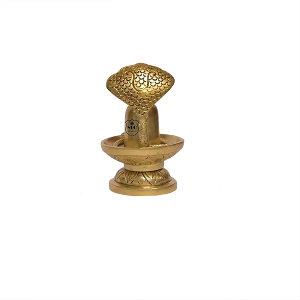 NEO_CLASSIC_Brass_Shivling_with_Panchmukhi_Sheshnaag,_Gomukh_Jal_Dhara_&_Nandi_Maharaj_(5_Inch)
