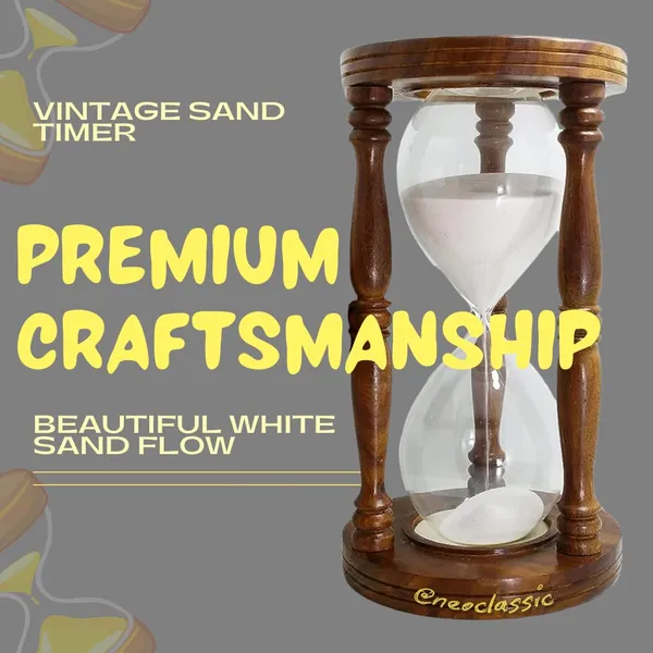 NEO_CLASSIC_Vintage_Sheesham_Wood_Sand_Timer_|_11_Inch_|_30-Minute_Hourglass_|_Handcrafted_Wooden_Sand_Clock_with_White_Sand_|_Decorative_Timer_for_Home,_Office_&_Gift_Purpose