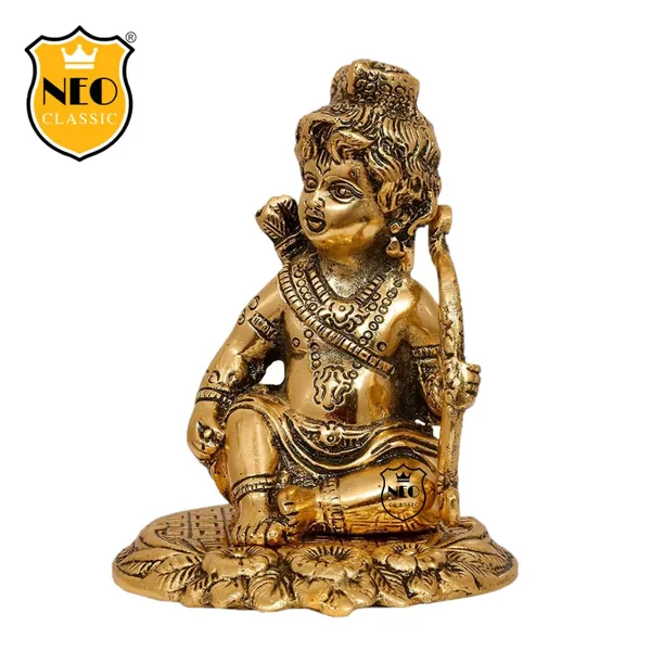 NEO_CLASSIC_Ram_Lala_Idol_|_Shri_Ram_Chandra_Bal_Roop_Murti_with_Shiva_Dhanush_|_Golden_Ram_Ji_Statue_for_Home_Temple,_Pooja_Décor_&_Religious_Gifting