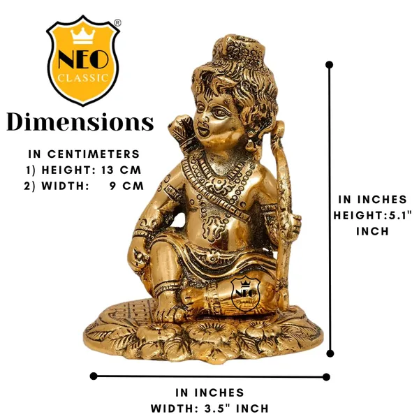 NEO_CLASSIC_Ram_Lala_Idol_|_Shri_Ram_Chandra_Bal_Roop_Murti_with_Shiva_Dhanush_|_Golden_Ram_Ji_Statue_for_Home_Temple,_Pooja_Décor_&_Religious_Gifting