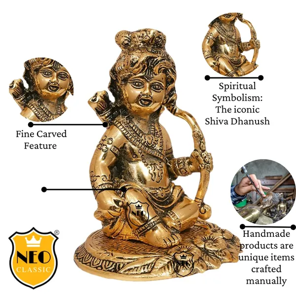 NEO_CLASSIC_Ram_Lala_Idol_|_Shri_Ram_Chandra_Bal_Roop_Murti_with_Shiva_Dhanush_|_Golden_Ram_Ji_Statue_for_Home_Temple,_Pooja_Décor_&_Religious_Gifting