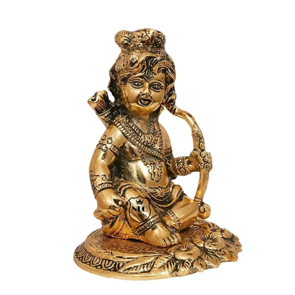 NEO_CLASSIC_Ram_Lala_Idol_|_Shri_Ram_Chandra_Bal_Roop_Murti_with_Shiva_Dhanush_|_Golden_Ram_Ji_Statue_for_Home_Temple,_Pooja_Décor_&_Religious_Gifting