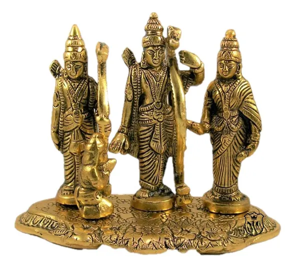 NEO_CLASSIC_Ram_Darbar_Statue_–_Lord_Rama,_Laxman,_Sita_&_Hanuman_Idol_for_Puja_Room_(Medium_Base)