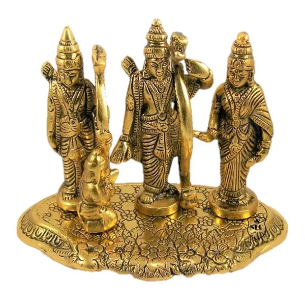 NEO_CLASSIC_Ram_Darbar_Statue_–_Lord_Rama,_Laxman,_Sita_&_Hanuman_Idol_for_Puja_Room_(Medium_Base)