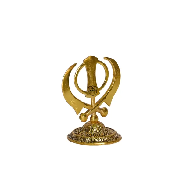 NEO_CLASSIC_Metal_Khanda_Sahib_Symbol_Showpiece_|_Gold_Finish_Sikh_Religious_Symbol_for_Gurudwara,_Home,_Office_&_Temple_Décor