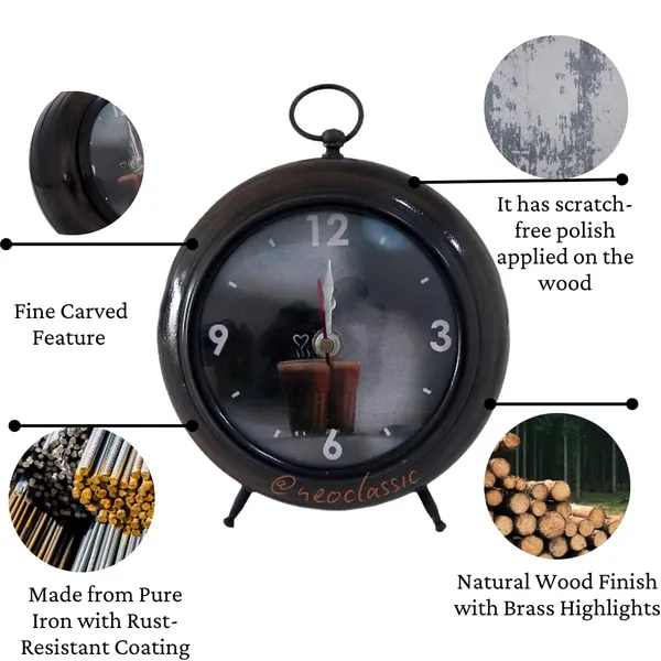NEO_CLASSIC_Antique_Wooden_Table_Clock_–_Decorative_Office_&_Home_Desk_Clock_(Tea_Glass_Design)