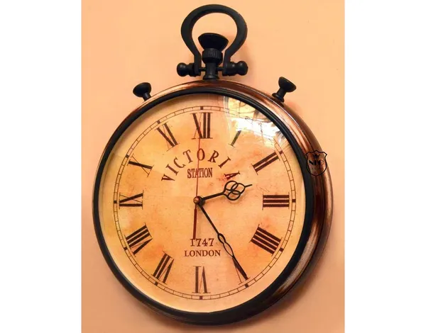NEO_CLASSIC_Vintage_Wooden_Wall_Clock_–_Antique_Style_Silent_Wall_Clock_for_Home_Decor_(12_Inch)
