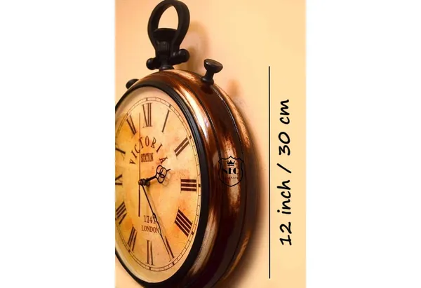 NEO_CLASSIC_Vintage_Wooden_Wall_Clock_–_Antique_Style_Silent_Wall_Clock_for_Home_Decor_(12_Inch)