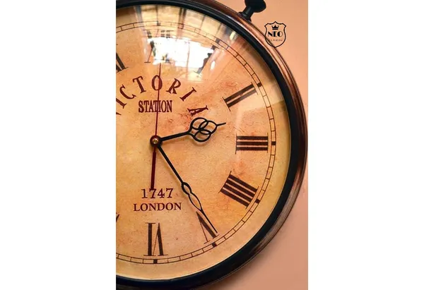 NEO_CLASSIC_Vintage_Wooden_Wall_Clock_–_Antique_Style_Silent_Wall_Clock_for_Home_Decor_(12_Inch)