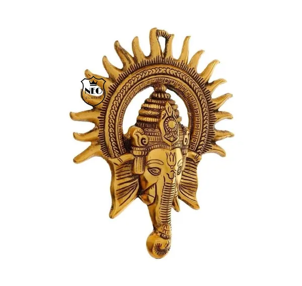 NEO_CLASSIC_Ganesh_Wall_Hanging_for_Wall_Décor_|_Elegant_Lord_Ganesha_Idol_Lucky_Feng_Shui_Decorative_Wall_Art_for_Home,_Office_&_Entrance_|_8_Inch