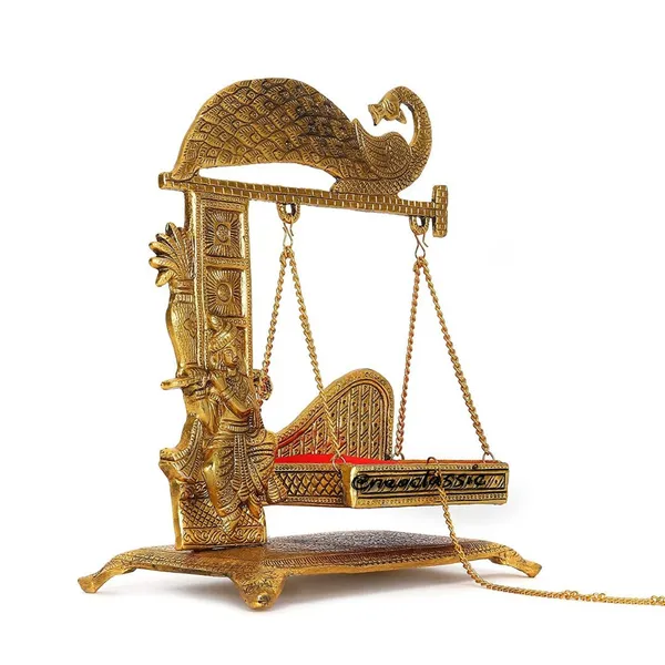 NEO_CLASSIC_Metal_Laddu_Gopal_Jhula_Swing_Gold_Krishna_Hindola