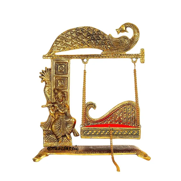 NEO_CLASSIC_Metal_Laddu_Gopal_Jhula_Swing_Gold_Krishna_Hindola