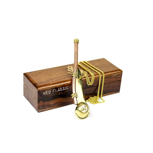 Brass_And_Copper_Whistle_With_Sheesham_Wood_Box_Elegant_And_Durable_Ideal_For_Collectors_And_Practical_Use_With_Sheesham_Box