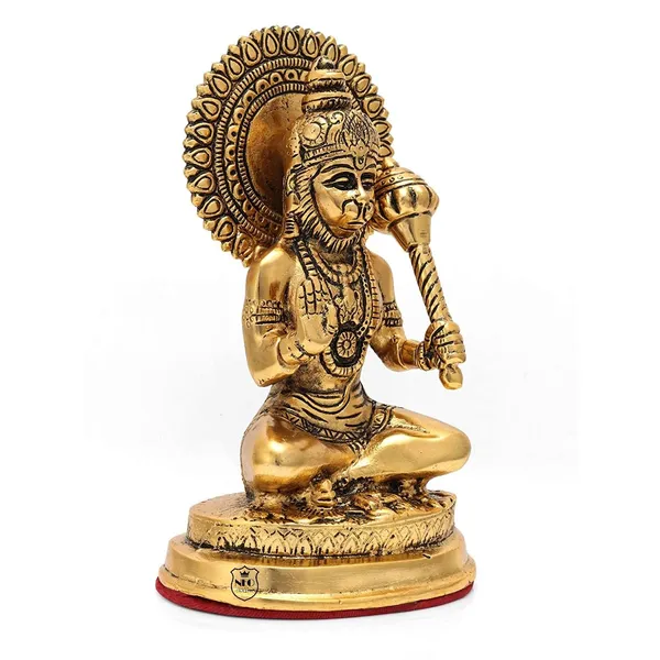 Hanuman_Ji_Sitting_Bajrang_Bali_Idol_Murti_Gift_Article_Decorative_Showpiece_Metal_Gold_Finish_Medium_7_5_Inch
