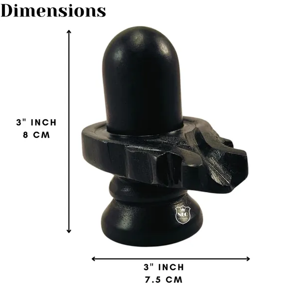 NEO_CLASSIC_Black_Marble_Shivling_with_Brass_Plate_&_Naag_–_Bholenath_Shivling_for_Puja_(3_Inch)