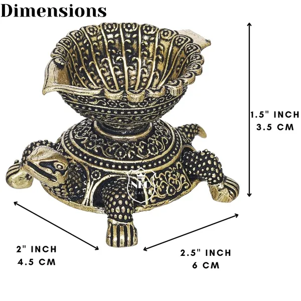 NEO_CLASSIC_Brass_Kachua_Deepak_|_Traditional_Turtle_Oil_Lamp_for_Home_Temple,_Pooja,_Diwali_&_Daily_Worship_|_Decorative_Brass_Diya_|_3.5_cm