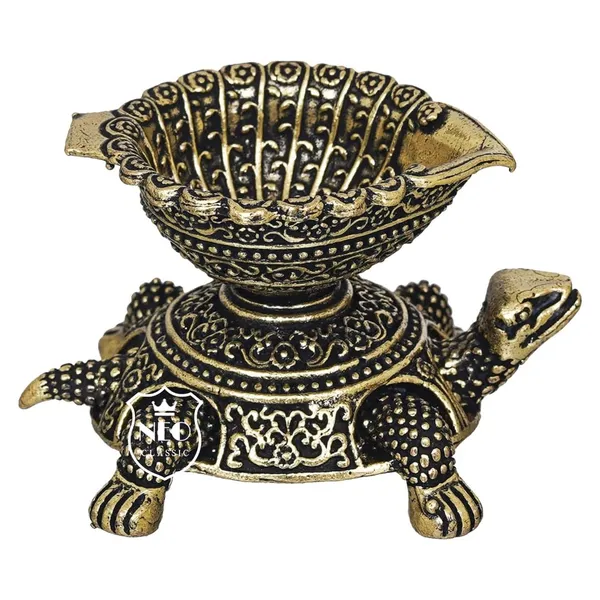 NEO_CLASSIC_Brass_Kachua_Deepak_|_Traditional_Turtle_Oil_Lamp_for_Home_Temple,_Pooja,_Diwali_&_Daily_Worship_|_Decorative_Brass_Diya_|_3.5_cm