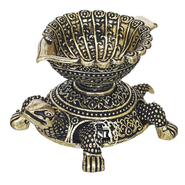 NEO_CLASSIC_Brass_Kachua_Deepak_|_Traditional_Turtle_Oil_Lamp_for_Home_Temple,_Pooja,_Diwali_&_Daily_Worship_|_Decorative_Brass_Diya_|_3.5_cm