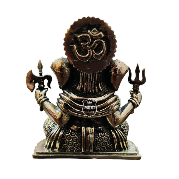 Lord_Ganesh_Round_Trunk_Brass_Statue_Handcrafted_Decorative_Idol_For_Home_Office_Auspicious_Gift_For_Festive_Spiritual_Decor_Round_Trunk