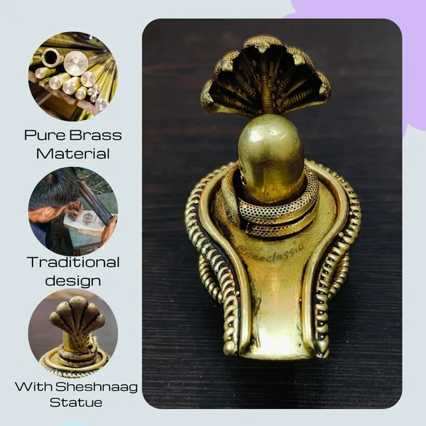 NEO_CLASSIC_Brass_Shivling_Idol_–_Handcrafted_Bholenath_Mahadev_Statue_for_Home_Temple_&_Puja_Decor