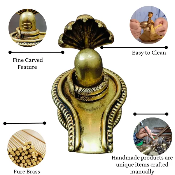 NEO_CLASSIC_Brass_Shivling_Idol_–_Handcrafted_Bholenath_Mahadev_Statue_for_Home_Temple_&_Puja_Decor