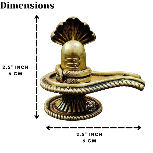 NEO_CLASSIC_Brass_Shivling_Idol_–_Handcrafted_Bholenath_Mahadev_Statue_for_Home_Temple_&_Puja_Decor