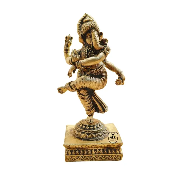 Brass_Hand_Etched_Dancing_Ganesh_Idol_For_Pooja_Room_Temple_Ganpati_Murti_Showpiece_For_Home_Decor_New_Dancing_Ganesh