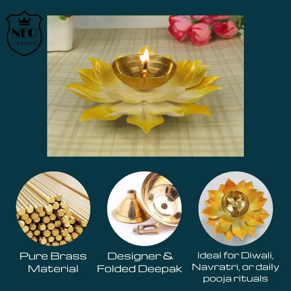 NEO_CLASSIC_Brass_Lotus_Diya_–_5_Inch_Kamal_Deepak_for_Puja_&_Diwali_(Yellow)
