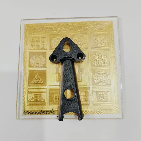NEO_CLASSIC_Gold_Plated_Badha_Mukti_Yantra_|_4x4_Inch_Vastu_Yantra_for_Home,_Office,_Puja_&_Meditation_|_Spiritual_Décor_for_Positive_Energy_&_Prosperity