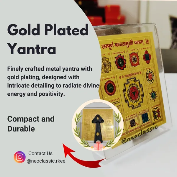 NEO_CLASSIC_Gold_Plated_Baglamukhi_Yantra_|_4x4_Inch_Sacred_Yantra_for_Home,_Office,_Puja_&_Meditation_|_Spiritual_Décor_for_Positive_Energy