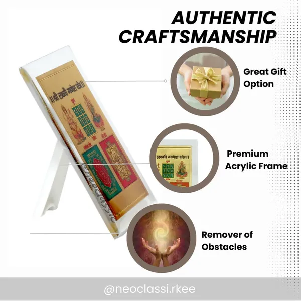 Gold_Plated_Yantra_4x4_Inch_Vastu_Dosh_Nivaran_Business_Growth_Prosperity_Puja_Meditation_Use_Home_Office_Decor_Laxmi_Ganesh_Yantra