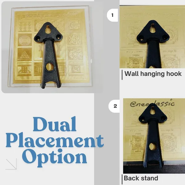 NEO_CLASSIC_Gold_Plated_Vastu_Yantra_|_4x4_Inch_Decorative_Plate_for_Pooja,_Meditation_&_Home_Decor_|_Spiritual_Yantra_for_Home_&_Office_Use