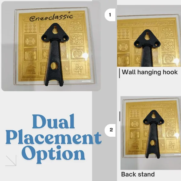 NEO_CLASSIC_Gold_Plated_Sarvkasht_Nivaran_Yantra_|_4x4_Inch_Vastu_Yantra_for_Home,_Office,_Puja_&_Meditation_|_Vastu_Dosh_Nivaran_for_Prosperity,_Success_&_Positive_Energy