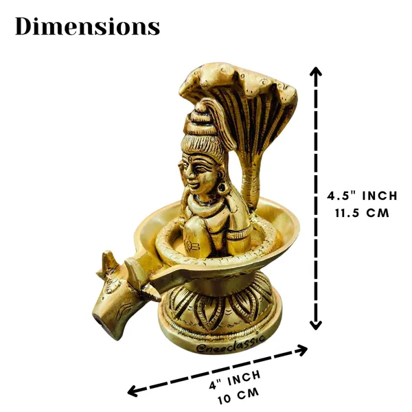 NEO_CLASSIC_Handcrafted_Ekmukhi_Shivling_Statue_–_Antique_Brass_Finish_Pooja_Murti_(4.5_Inch)