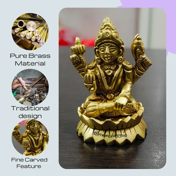 Brass_Laxmi_Idol_Set_Antique_Finish_Decorative_Showpiece_For_Home_Office_Auspicious_Diwali_Gift_For_Puja_Mandir_Laxmi