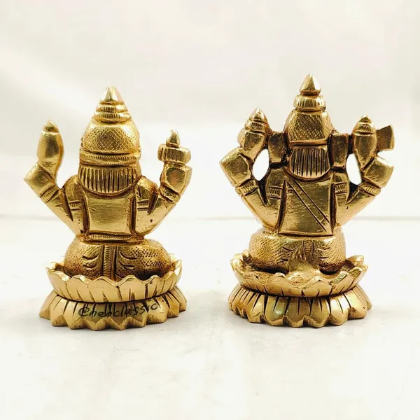 Brass_Laxmi_Ganesh_Idol_Set_Antique_Finish_Decorative_Showpiece_For_Home_Office_Car_Dashboard_Auspicious_Diwali_Gift_For_Puja_Mandir_Laxmi_Ganesh_Set