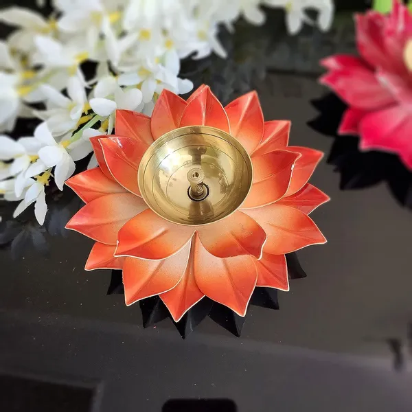 Brass_Diya_Deepak_Oil_Lamp_Lotus_Kamal_Shape_Deepak_I_Deepak_For_Pooja_Diwali_Decoration_I_Colorful_Handcrafted_Brass_Lotus_Diya_Deepak_Pooja_Orange