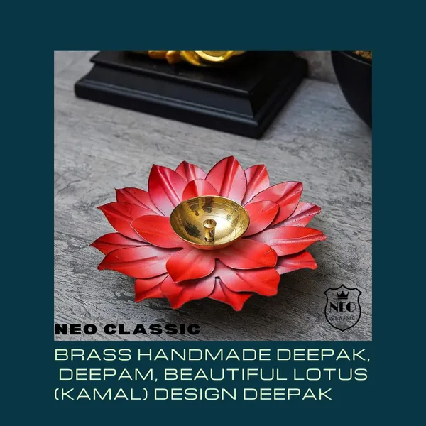 Brass_Diya_Deepak_Oil_Lamp_5_Inch_Lotus_Kamal_Shape_Deepak_I_Deepak_For_Pooja_Diwali_Decoration_I_Colorful_Handcrafted_Brass_Lotus_Diya_Deepak_Pooja_Red_5_Inch