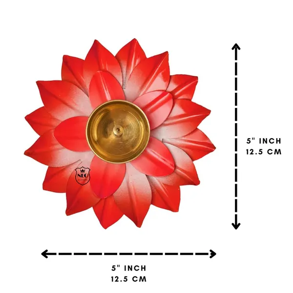 Brass_Diya_Deepak_Oil_Lamp_5_Inch_Lotus_Kamal_Shape_Deepak_I_Deepak_For_Pooja_Diwali_Decoration_I_Colorful_Handcrafted_Brass_Lotus_Diya_Deepak_Pooja_Red_5_Inch