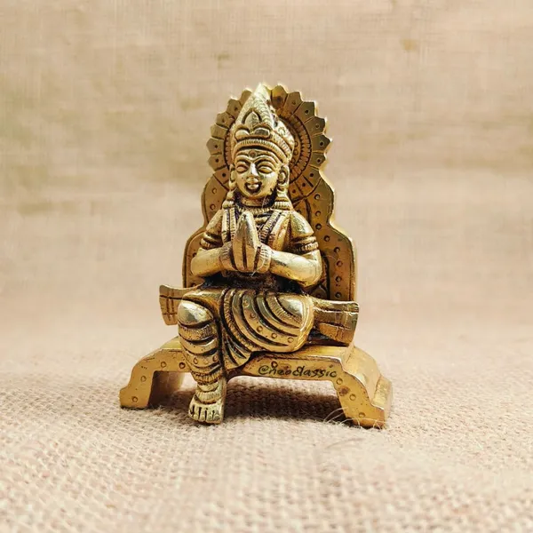 NEO_CLASSIC_Parvati_Mata_Brass_Idol_|_Handcrafted_Sitting_Parvati_Maa_Murti_for_Pooja,_Mandir_&_Home_Temple_Décor_|_Hindu_Goddess_Religious_Statue_for_Gifting