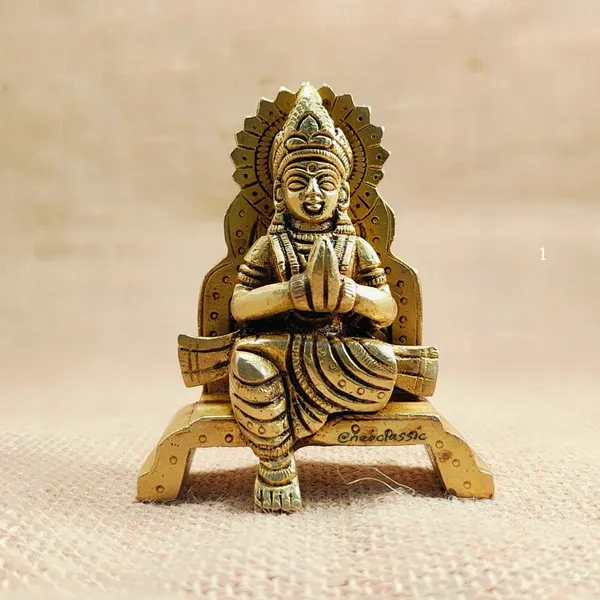 NEO_CLASSIC_Parvati_Mata_Brass_Idol_|_Handcrafted_Sitting_Parvati_Maa_Murti_for_Pooja,_Mandir_&_Home_Temple_Décor_|_Hindu_Goddess_Religious_Statue_for_Gifting