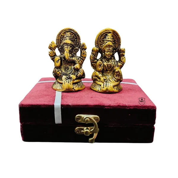 Diwali_Special_Laxmi_Ganesha_Idol_White_Metal_Gold_Plated_Idols_Statue_For_Diwali_Decoration_Home_Office_Car_Dashboard_Decor_Pujan_Puja_With_Red_Velvet_Box