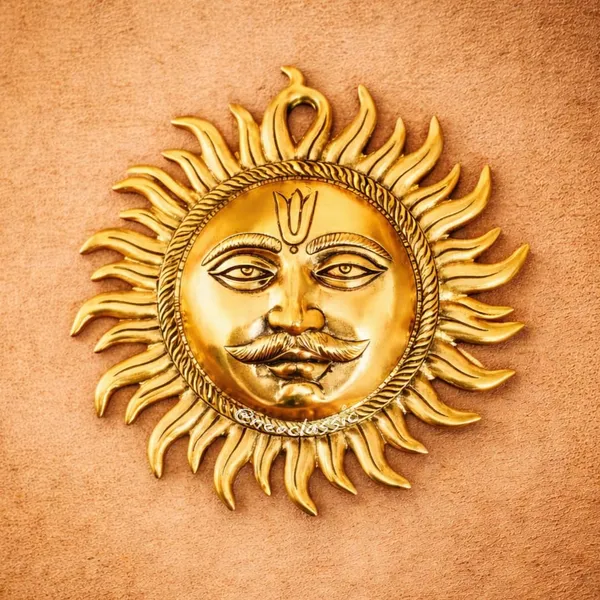 NEO_CLASSIC_Pure_Aluminum_Suraj_Wall_Hanging_|_Handmade_Sun_Face_Wall_Art_for_Home_Décor,_Vastu_&_Main_Entrance_Decoration_|_Traditional_Indian_Metal_Wall_Hanging_|_9_Inch