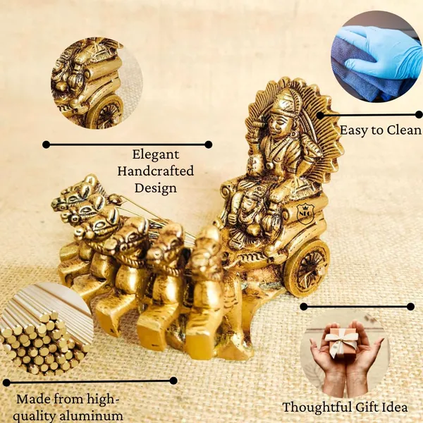 NEO_CLASSIC_Brass_Surya_Dev_Rath_Idol_with_Seven_Horses_|_Surya_Narayan_Sun_God_Chariot_Statue_for_Home_Temple,_Mandir_&_Vastu_Décor_|_Handcrafted_Religious_Showpiece_|_Medium