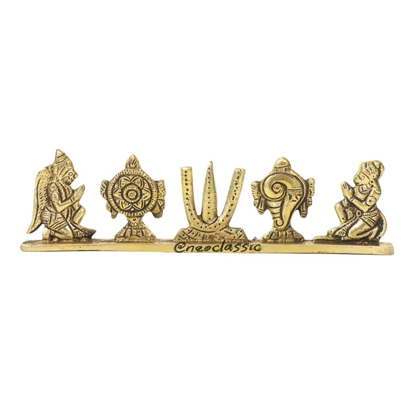 NEO_CLASSIC_Shankh_Chakra_Namah_Hanuman_&_Garuda_Religious_Showpiece_|_Sri_Venkateswara_Tilak_Idol_|_Lord_Vishnu_Symbol_for_Temple,_Home,_Office_&_Spiritual_Décor